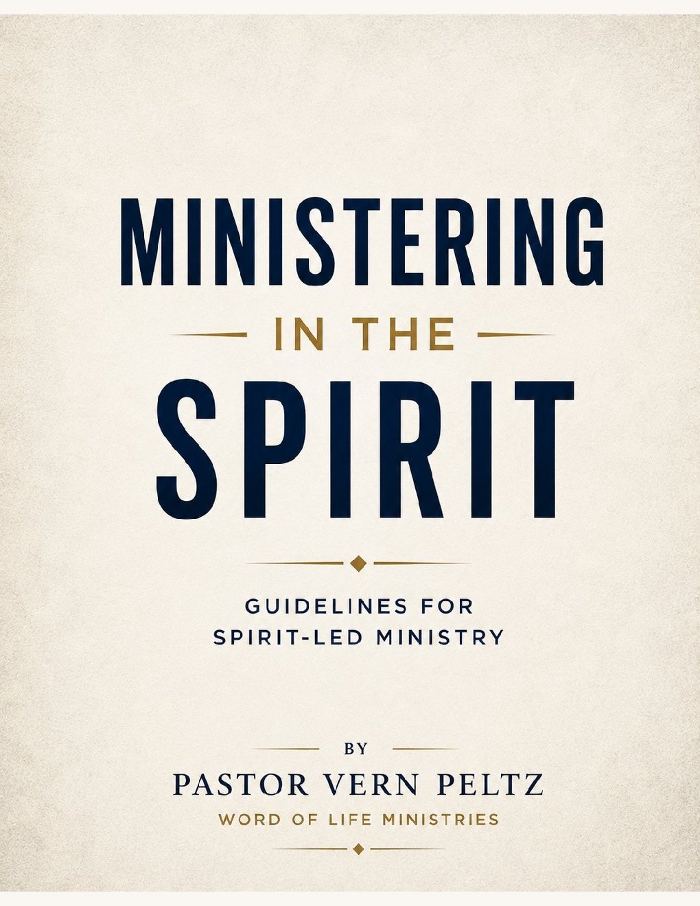 Ministering In the Spirit